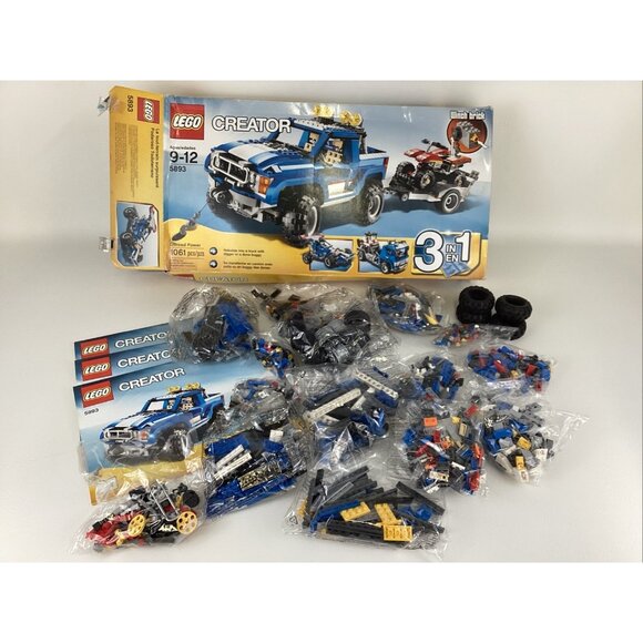 LEGO Creator 5893 Offroad Power Dune Buggy 3-in-1 Set (New Open Box) 1061 Pieces - Picture 2 of 9